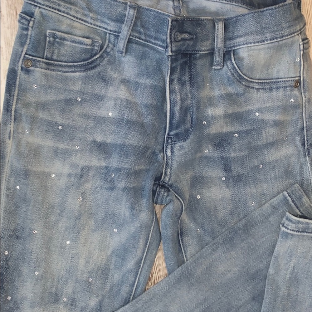 Rhinestone leggings style jeans